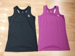 2 sporttopjes, Kleding | Dames, Sportkleding, Zwart, Ophalen of Verzenden, Maat 36 (S), Gedragen