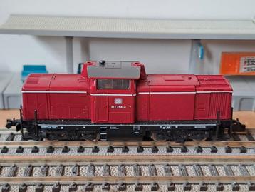 Fleischmann Piccolo Dieselloc BR 212 avec éclairage analogiq, Hobby & Loisirs créatifs, Enlèvement ou Envoi, Comme neuf, Fleischmann