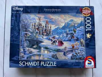 Puzzel Beauty & the beast 1000st (nr1630a)  beschikbaar voor biedingen