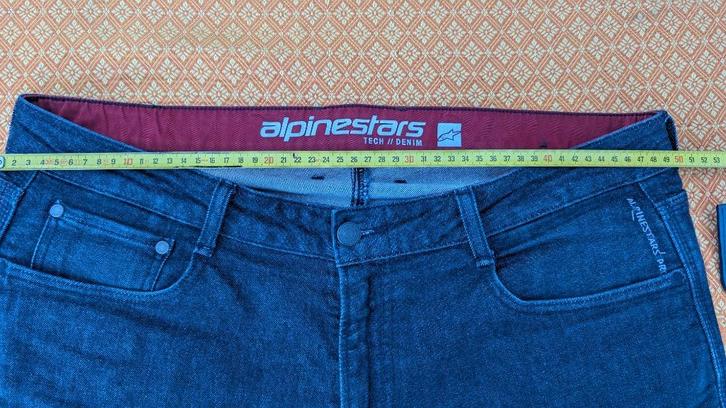 Jeans Moto Alpinestar, Motoren, Kleding | Motorkleding, Broek | textiel, Heren, Tweedehands, Ophalen of Verzenden