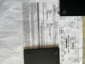 Tickets concert, Tickets & Billets, Deux personnes, Mai