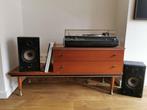 Vintage ladekast voor platenspeler, Ophalen, Gebruikt, 100 tot 150 cm, 1 of 2 laden