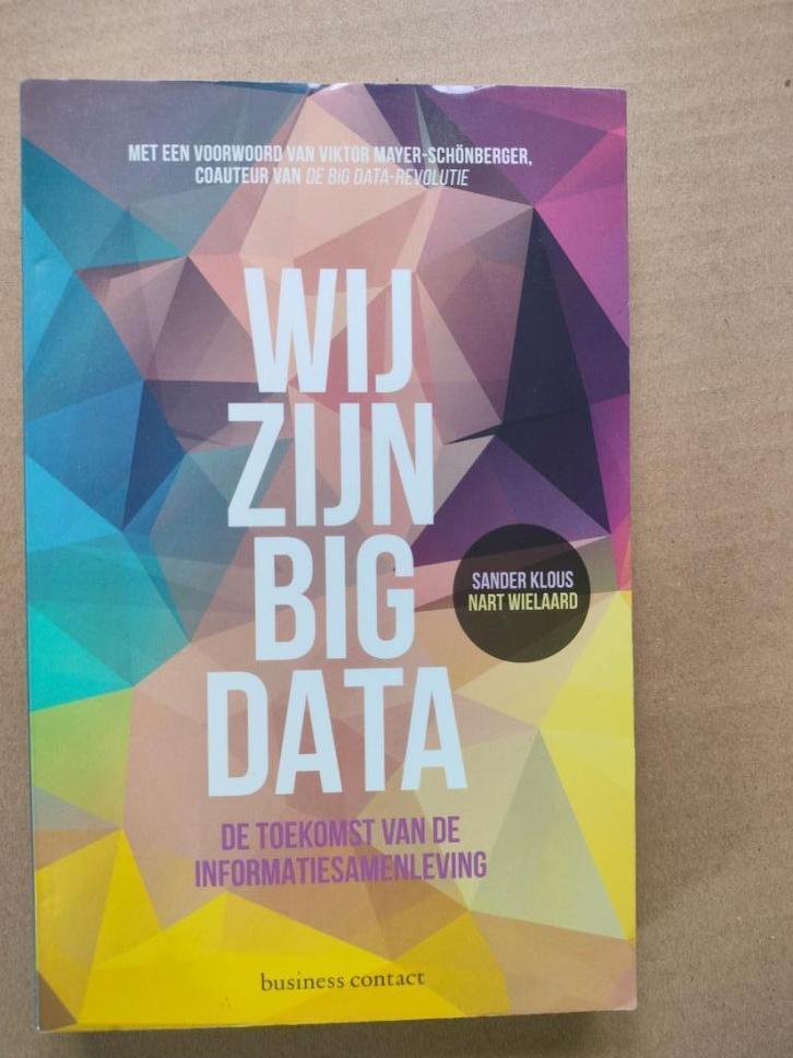 Wij zijn Big Data De toekomst van de informatiesamenleving, Livres, Informatique & Ordinateur, Comme neuf, Domaine spécialisé ou Industrie