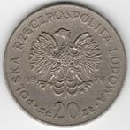 Pologne : 20 Zlotych 1976 Marceli Nowotko Monnaie : Varsovie, Enlèvement ou Envoi, Monnaie en vrac, Pologne