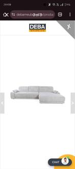 Nieuwe corduroy tweezit zetel lila, Ophalen, 100 tot 125 cm, 150 tot 200 cm, Corduroy