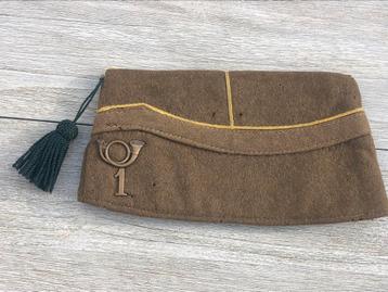  Bonnet matriculé ,ww2, ABBL, 1er chasseur à pied 