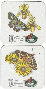 bierviltjes 2st De Koninck vlinders, Verzamelen, Biermerken, Verzenden, De Koninck