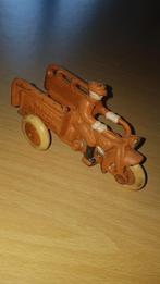 Vintage gietijzeren Hubley Harley Davidson Trashbike 1930, Enlèvement ou Envoi, Comme neuf, Motos