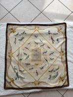 Sjaal Hermès - La Volière Des Dames, Kleding | Dames, Mutsen, Sjaals en Handschoenen, HERMÈS, Maat 46/48 (XL) of groter, Ophalen of Verzenden