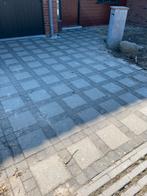 Oprit met klinkers en betontegels, Ophalen, Gebruikt, Klinkers, 10 m² of meer