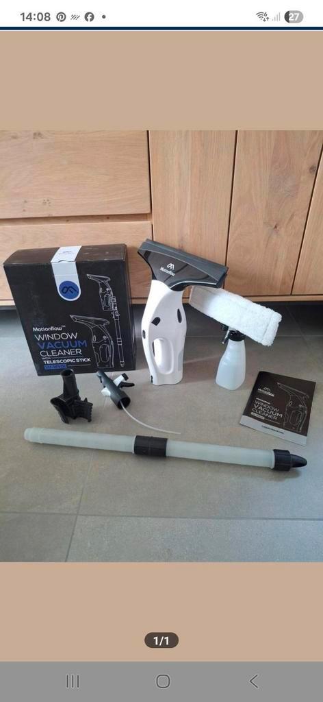 Motion Flow ruitenreiniger NIEUW, Huis en Inrichting, Schoonmaakartikelen, Ophalen