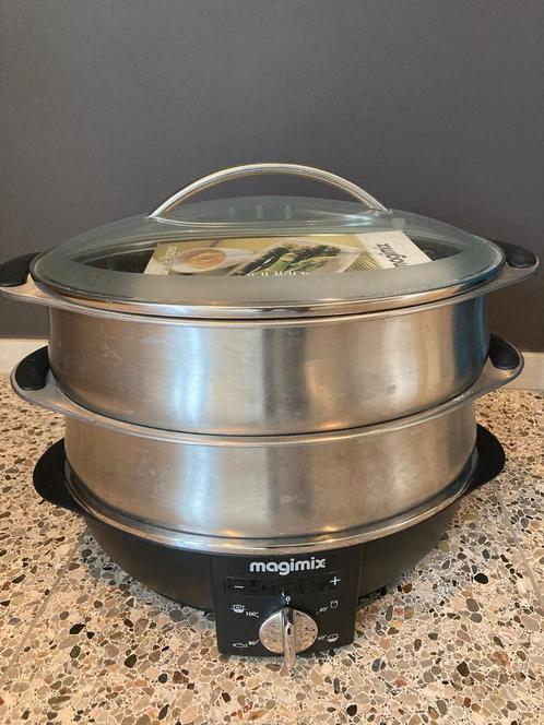 MAGIMIX stoomkoker, Huis en Inrichting, Keuken | Potten en Pannen, Gebruikt, Overige typen, Inox, Ophalen