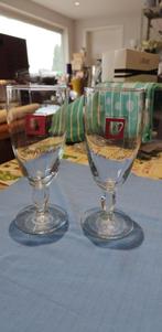 glas bierglazen Whitbread De Eendracht 2 stuks, Ophalen of Verzenden, Zo goed als nieuw, Glas of Glazen, Overige merken