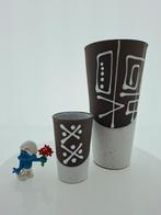 2 bekers in keramiek, retro vintage, Ophalen of Verzenden
