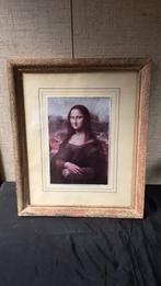 Cadre Mona Lisa53 cm, X 43 cm, Comme neuf, Enlèvement ou Envoi