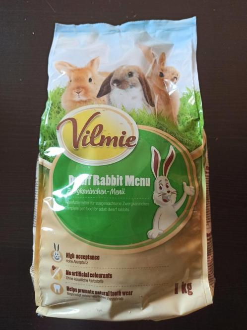 Vilmie (dwerg)konijenvoer 2x 1Kg, Dieren en Toebehoren, Dierenvoeding, Knaagdier of Konijn, Ophalen of Verzenden
