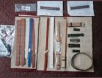 ENSEMBLE ≈ 19 BEAUX BRACELETS de Montres, état NEUF, Cuir &+, Overige materialen, Leer, Polshorloge, Nieuw