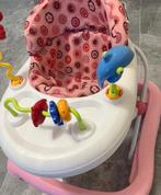 Wit-roze loopstoel - baby walker - met speeltafel, Enlèvement, Utilisé, Autres types, À roulettes