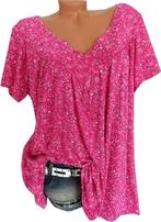 T-shirt fushia fluide floral manches courtes, Vêtements | Femmes, T-shirts, Manches courtes, Envoi, Neuf