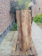 Houten acacia deco paal, Ophalen, Zo goed als nieuw