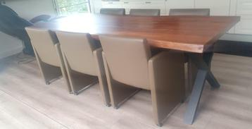 Eetkamerstoelen op wielen  beschikbaar voor biedingen