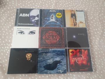 collectie cd's hardrock metal uit te kiezen disponible aux enchères