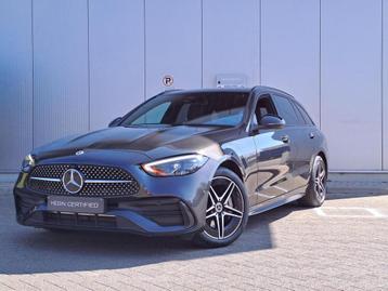 Mercedes-Benz C-Klasse 300 e Estate AMG Line, Auto's, Automaat, Stof, Gebruikt, Lane Departure Warning