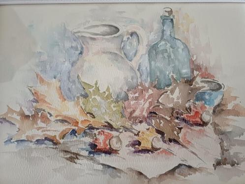 AQUAREL M. VAN DEN BEMPT, Antiek en Kunst, Kunst | Schilderijen | Klassiek, Verzenden