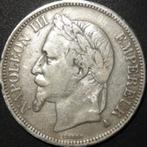 Zilver - Frankrijk - 5 Francs - Napoleon III - 1868 a, Postzegels en Munten, Frankrijk, Zilver, Ophalen of Verzenden, Losse munt