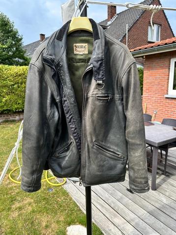 Blouson cuir Soubirac vintage, Seconde main, Vêtements de motocross, Sourbirac, Enlèvement