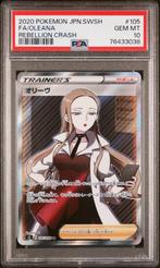 Oleana PSA 10 - 105/096 - Japanese Rebel Clash 2020, Hobby en Vrije tijd, Verzamelkaartspellen | Pokémon, Verzenden, Zo goed als nieuw