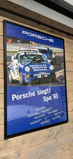 Porsche Poster officieel+ingekadert, Verzamelen, Ophalen, Zo goed als nieuw