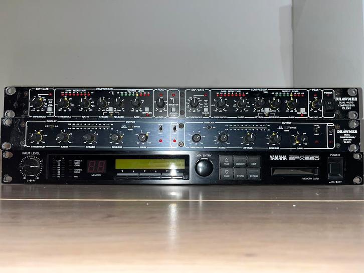 Yamaha SPX 990 et Drawmer DL 241 + 221, Musique & Instruments, Effets, Utilisé, Enlèvement
