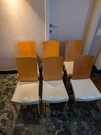 SET VAN 6 VINTAGE Kartell 'Miss Trip' Eetkamerstoelen | Phil, Huis en Inrichting, Stoelen, Ophalen, Gebruikt, Wit, Vijf, Zes of meer stoelen