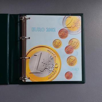Eurocollection map / Map voor munten € / 2002  beschikbaar voor biedingen