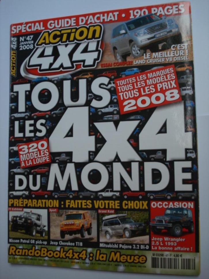 Action 4x4 47 Tous les 4x4 du monde, Boeken, Auto's | Folders en Tijdschriften, Zo goed als nieuw, Algemeen, Verzenden