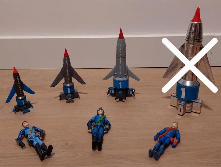Thunderbirds (ook los te koop, zie prijslijst), Verzamelen, Speelgoed, Zo goed als nieuw, Verzenden