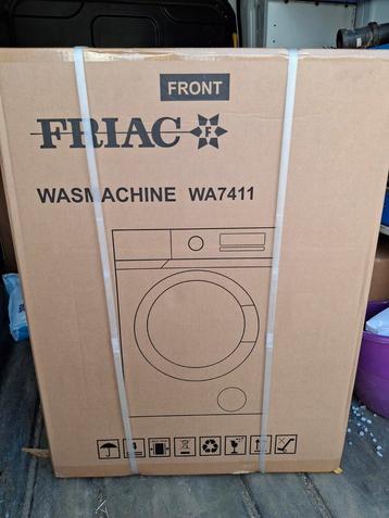 nieuwe wasmachine friac nog in verpakking!, Elektronische apparatuur, Wasmachines, 6 tot 8 kg, Ophalen of Verzenden, Nieuw, Energieklasse A of zuiniger