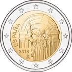 2 euro Spanje 2018 UNC Historisch Centrum Santiago-, 2 euro, Setje, Spanje, Ophalen of Verzenden