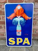 Plaque émaillée spa et spa citron, Enlèvement, Comme neuf