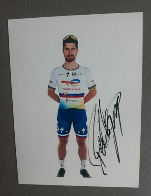 Gesigneerde foto van Peter Sagan., Verzamelen, Muziek, Artiesten en Beroemdheden, Nieuw, Verzenden