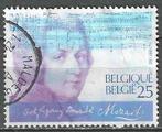 Belgie 1991 - Yvert/OBP 2438 - Amadeus Mozart (ST), Postzegels en Munten, Verzenden, Gestempeld, Gestempeld, Muziek