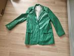 Lange groene Blazer fake leder, Vêtements | Femmes, Vestes & Costumes, Enlèvement ou Envoi, Comme neuf, Taille 36 (S), Vert