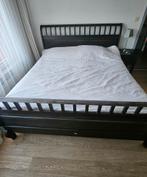 Matthews 2-persoons bed van teakhout, Ophalen, Gebruikt, Tweepersoons