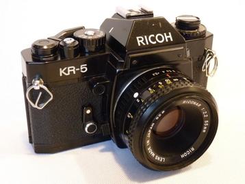 Ricoh KR-5, noir, objectif Ricconar 2,2/55 mm