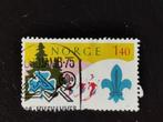 Noorwegen 1975: scouts - winter, Postzegels en Munten, Postzegels | Europa | Scandinavië, Noorwegen, Ophalen of Verzenden, Gestempeld