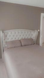 Boxspring, Huis en Inrichting, Slaapkamer | Bedden, Ophalen, Gebruikt, Overige kleuren, Tweepersoons