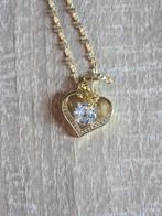 Goudkleurige ketting met hartje. Nieuw., Ophalen of Verzenden, Nieuw
