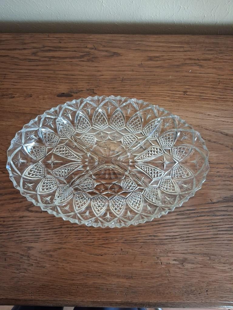 Plat de service avec surfaces de séparation, Comme neuf, Verre, Enlèvement, Balance ou Balances