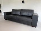 ZGAN lederen designbank zetel zwart vintage Rolf Benz?, Ophalen, Zo goed als nieuw